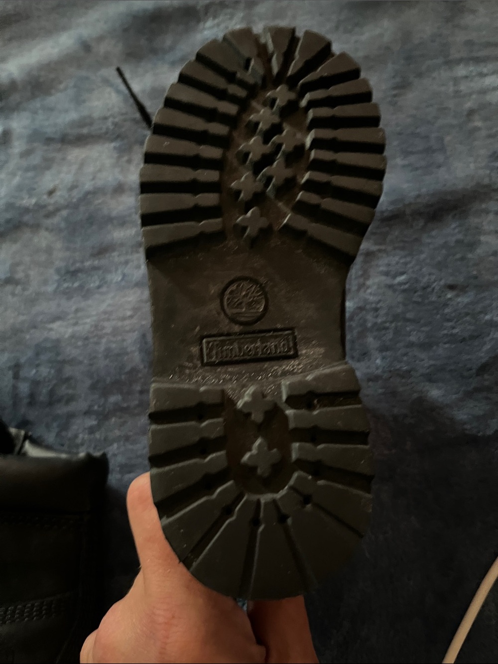 Timberland Kids Black Brown Lace-Up Boots - Picture 3 of 5